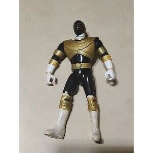 1996 Power Rangers Zeo Gold Ranger Action Figure 5.5" Bandai Staff Whirling